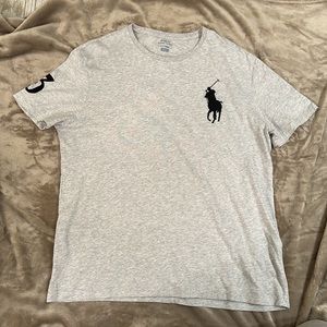 Men’s Gray Polo Ralph Lauren T-Shirt | Size Large